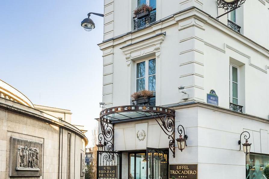 Eiffel Trocadero Hotel Paris Eksteriør billede