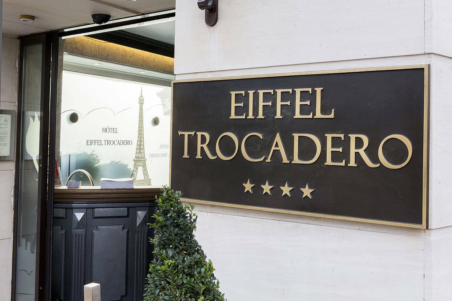 Eiffel Trocadero Hotel Paris Eksteriør billede